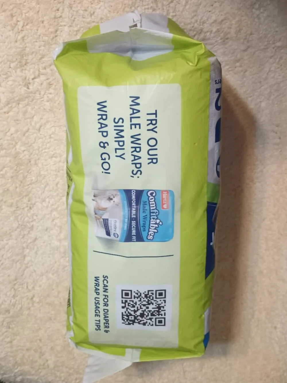 NWT Hartz Comfitables Male & Female Dog Diapers, Medium 15